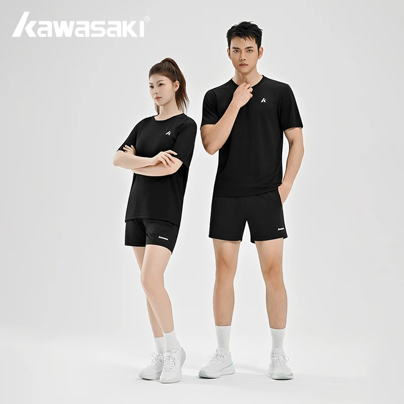 Badminton Jersey - 가와사키 남성 커플 배드민턴 세트 반팔