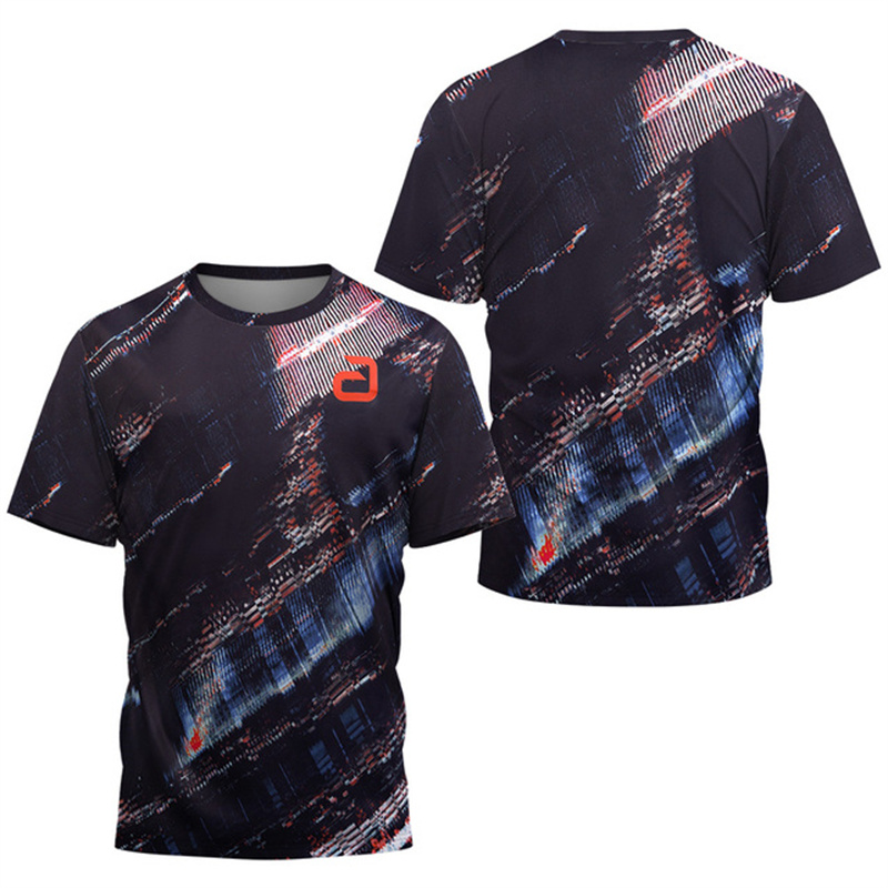 Badminton Jersey - 2027-2026 탁구 티셔츠, 독특한 패턴, 남성용