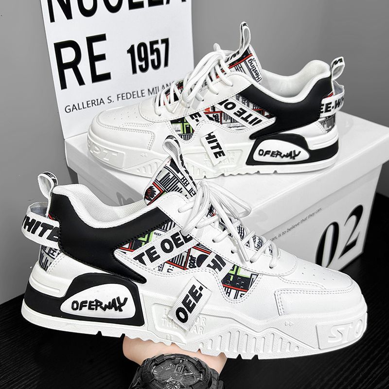 Badminton Shoes Men - 캐주얼 패션 가죽 스니커즈 새로운 스케이트
