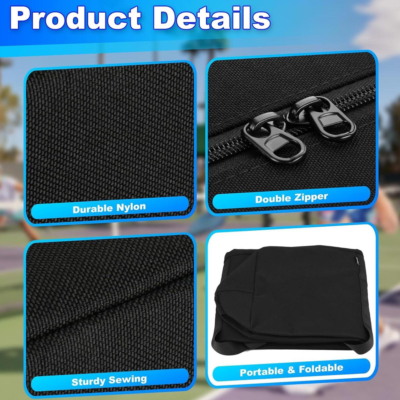 피클볼 네트 가방 접이식 네트 시스템 파우치 지퍼 포함 - Badminton Bag 리뷰 및 가격