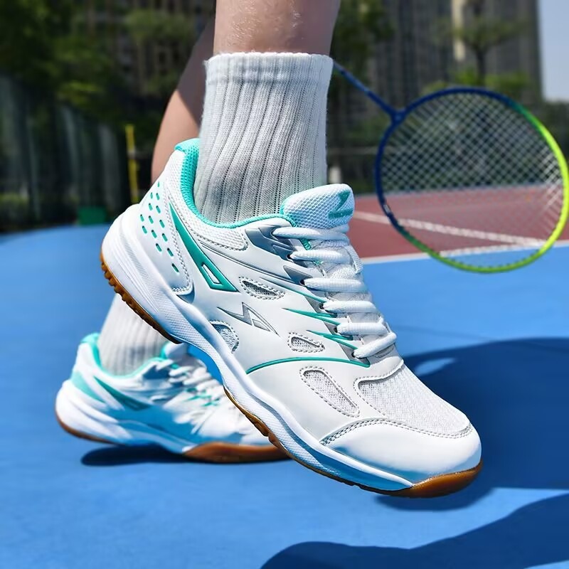 클래식 브랜드 탁구화 메쉬 통기성 실내 코트화 미끄럼  - Badminton Shoes Men 리뷰 및 가격