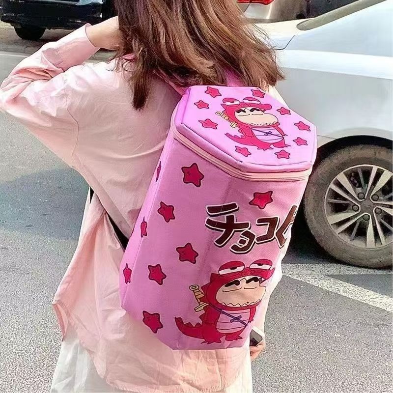 귀여운 크레용신짱 백팩 악어 백팩 탑 지퍼 패션 고급스 - Badminton Bag 리뷰 및 가격