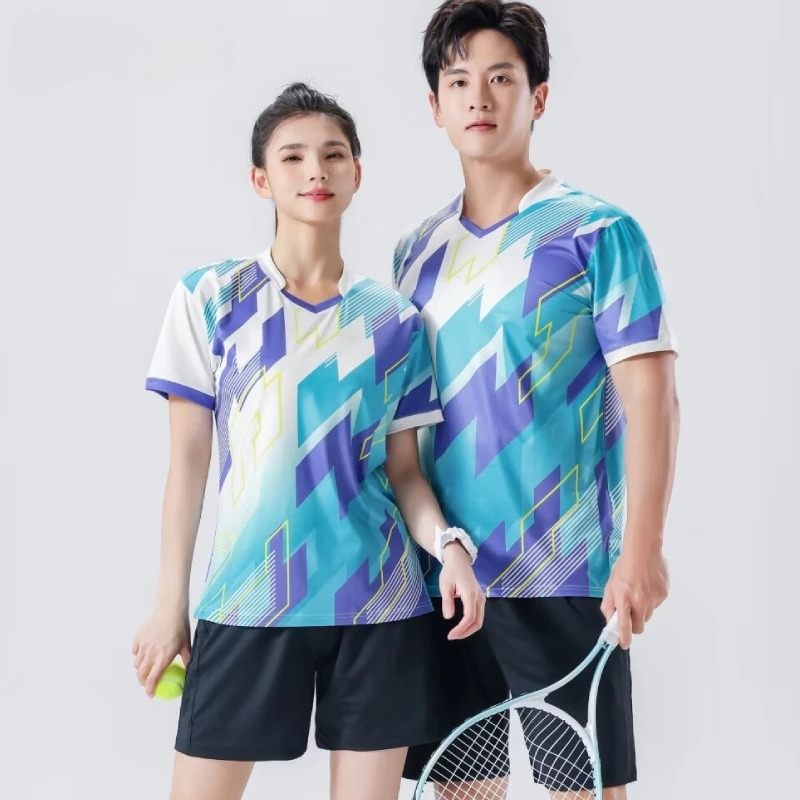 새로운 남성 티셔츠 여성 빠른 건조 티셔츠 배드민턴 유 - Badminton Jersey 리뷰 및 가격
