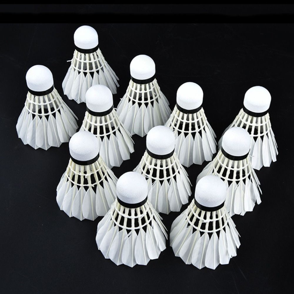 3/6/12Pcs 새로운 흰색 배드민턴 셔틀콕 내구성이 - Feather Shuttlecock 리뷰 및 가격