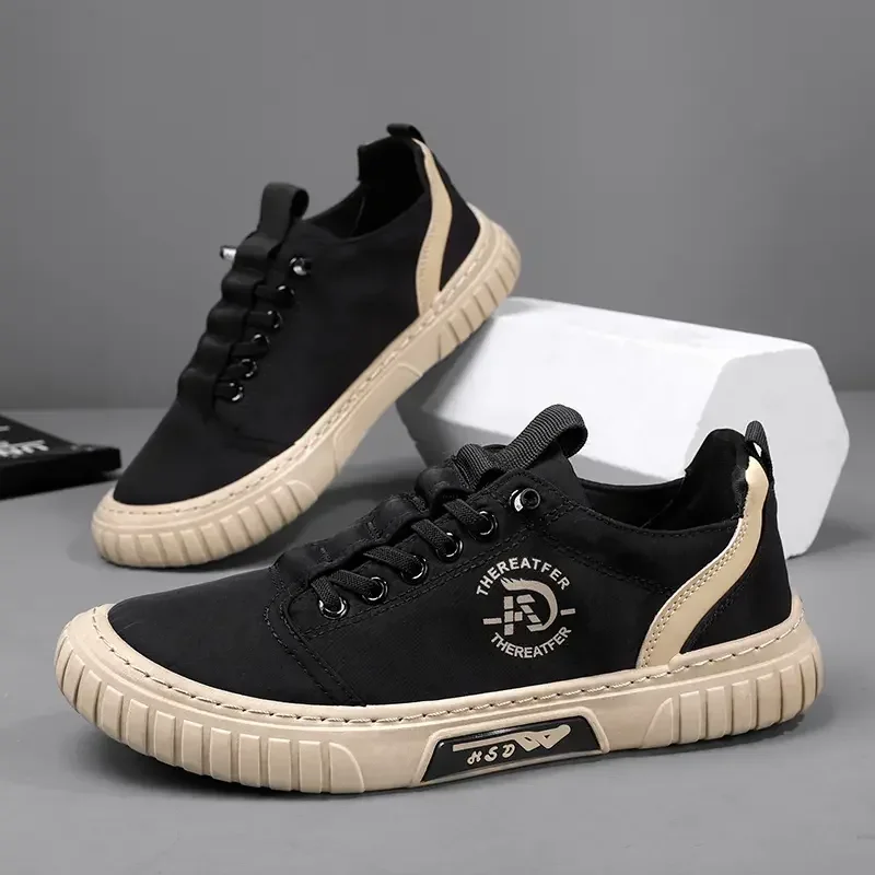 남성 캐주얼 신발 통기성 블랙 스니커즈 패션 운전 워킹 - Badminton Shoes Men 리뷰 및 가격